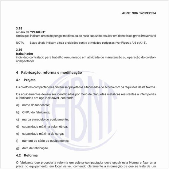 Quais devem ser os sinais de perigo?