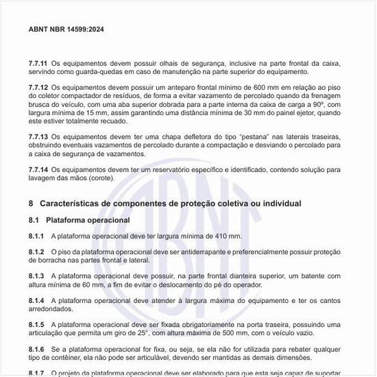 Quais são as características de componentes de proteção coletiva ou individual?