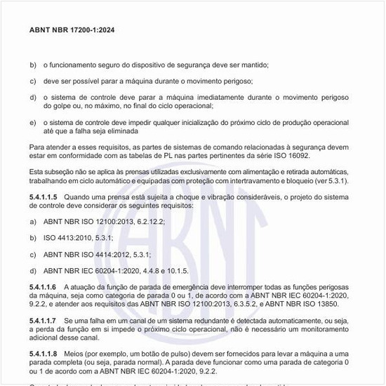 O que é a inibição (muting) nesse tipo de máquina?