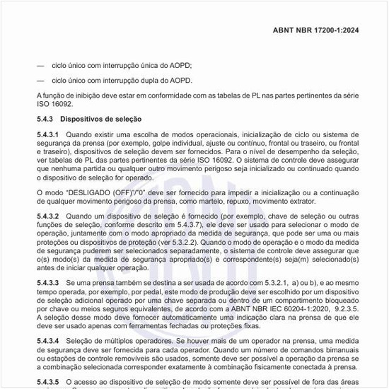 Como funcionam os dispositivos de seleção?