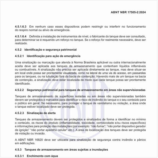 Qual deve ser a identificação para ação de emergência?