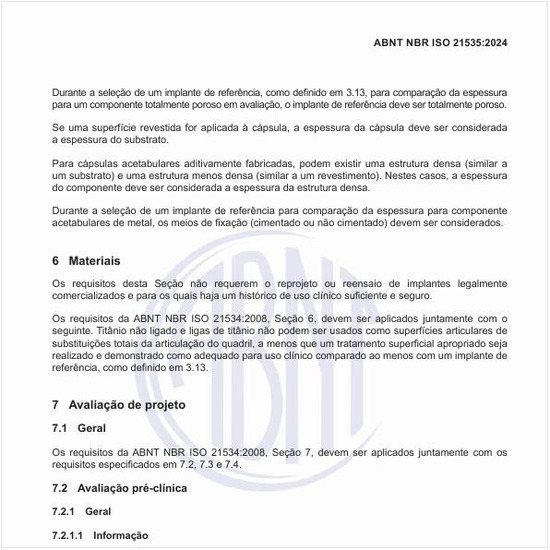 Como deve ser feita a avaliação do projeto?