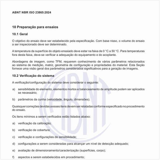 O que deve ser considerado para a verificação/configuração do sistema?