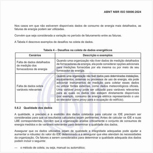 Quais são os desafios na coleta de dados energéticos?