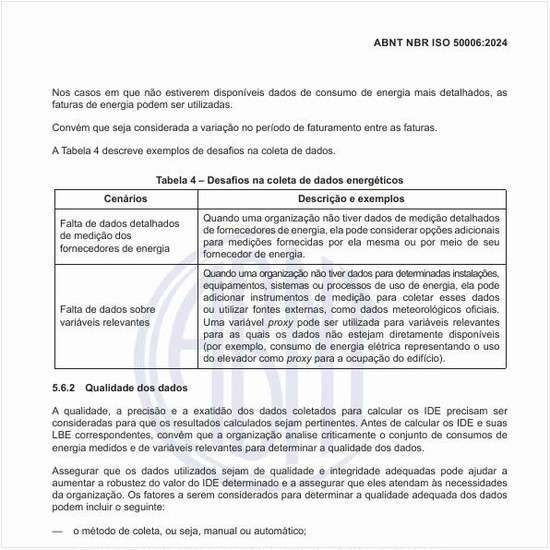 Quais são os desafios na coleta de dados energéticos?