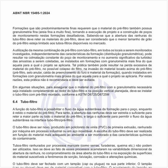 Qual a função do tubo-filtro?