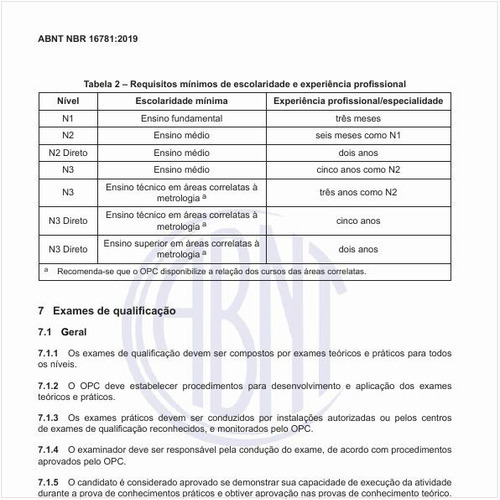 Quais são os requisitos mínimos de escolaridade e experiência profissional?