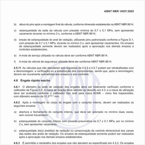 Por que verificar o engate rápido macho?