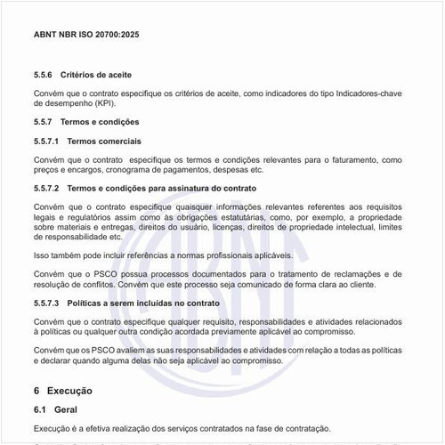 Como proceder na execução dos trabalhos?
