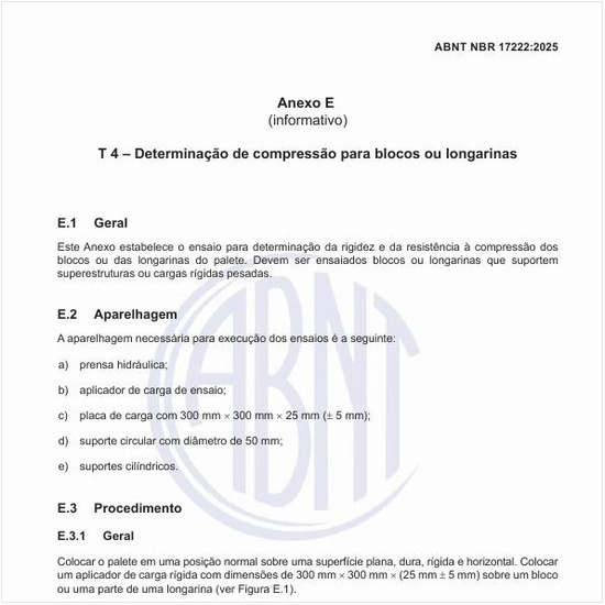 Como realizar a determinação de compressão para blocos ou longarinas?
