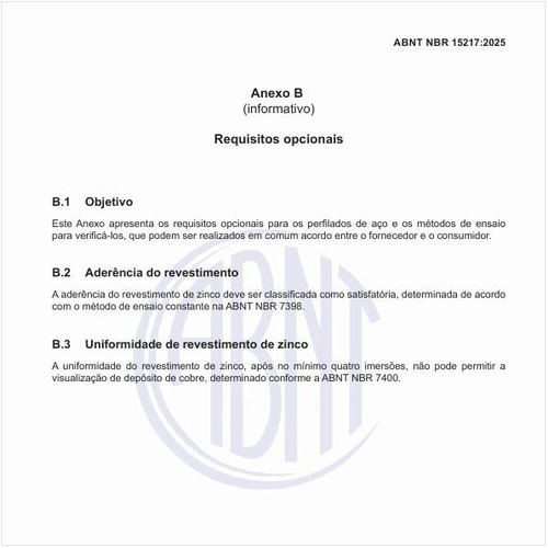 Quais são os requisitos opcionais?