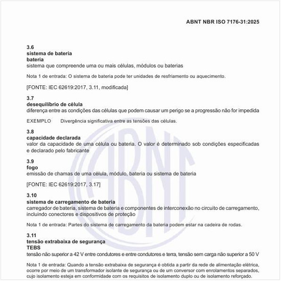 O que representa a tensão extrabaixa de segurança (TEBS)?