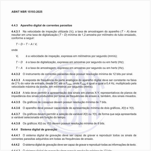 Como deve ser a medição com o aparelho digital de correntes parasitas?