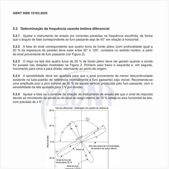 Como proceder na definição da frequência usando bobina absoluta?