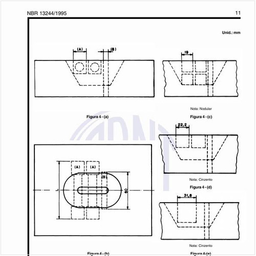 Qual é a localização dos corpos de prova para ensaios de tração, dureza e macrografia, para placa de ensaio de 60 mm?