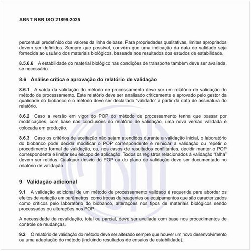 Como realizar a análise crítica e aprovação do relatório de validação?