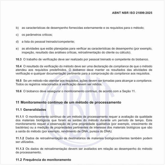 Por que fazer um monitoramento contínuo de um método de processamento?