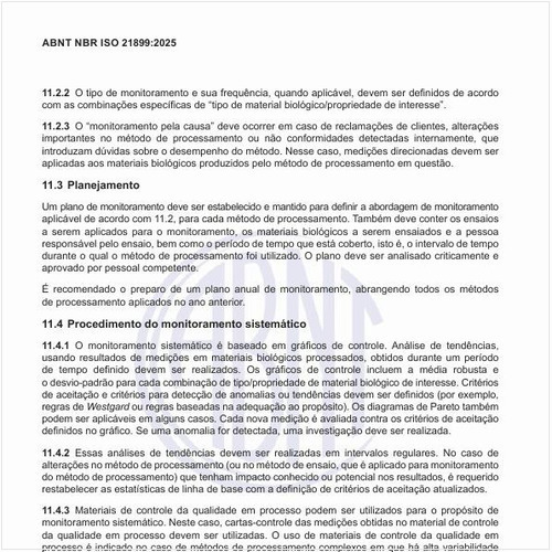 Como deve ser o procedimento do monitoramento sistemático?