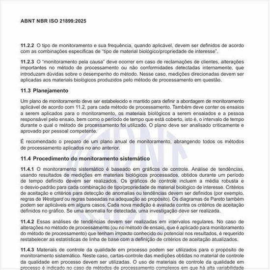 Como deve ser o procedimento do monitoramento sistemático?