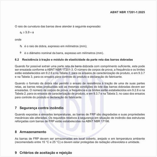 Como calcular o raio de curvatura das barras?