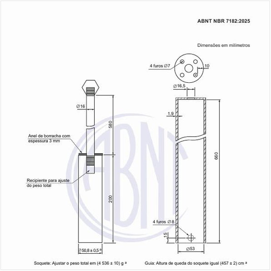 Como deve ser um soquete grande?