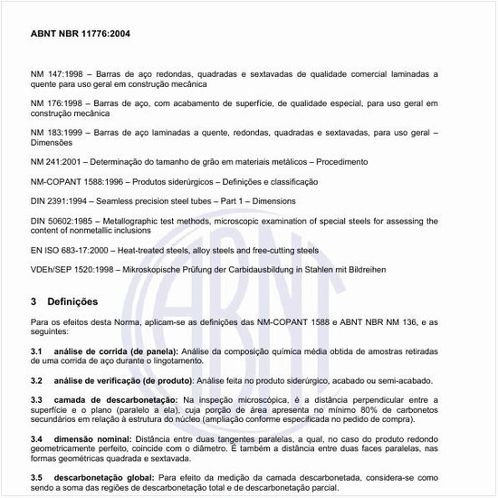 O que representa a dimensão nominal dos produtos?