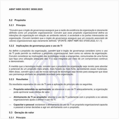 Quais são as implicações de governança para o uso de TI?