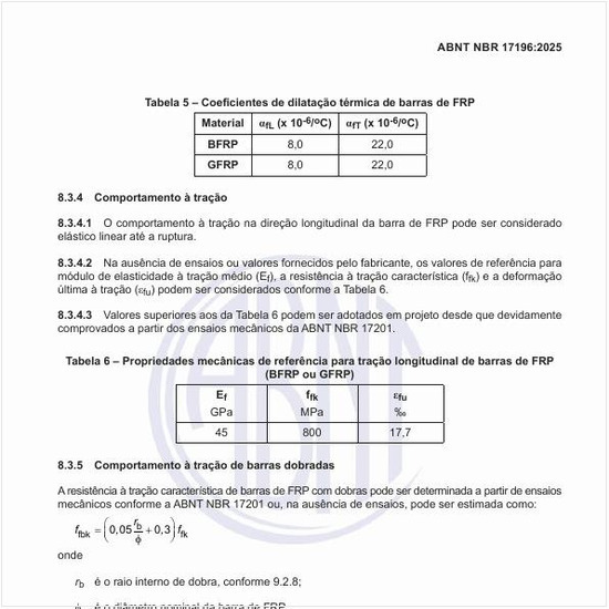Qual é o comportamento à tração de barras dobradas?