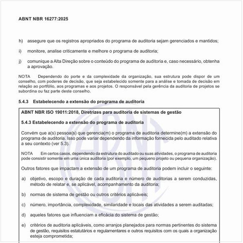 Por que se deve estabelecer a extensão do programa de auditoria?