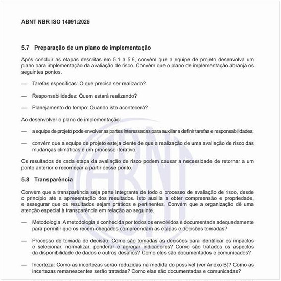 Como realizar a preparação de um plano de implementação?