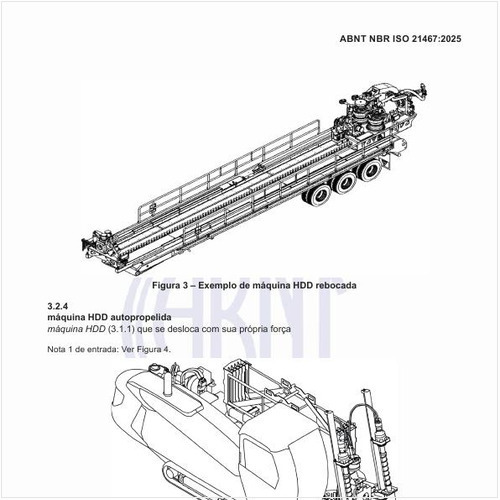 Como é uma máquina HDD autopropelida?