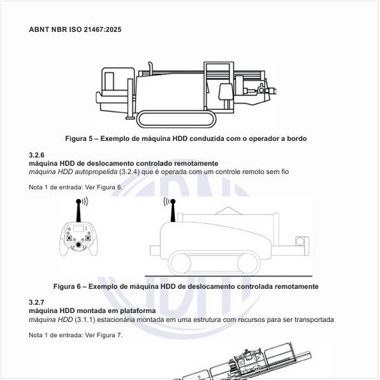 Como se caracteriza uma máquina HDD montada em plataforma?