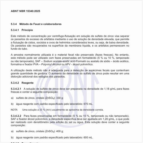 O que representa o método de Faust e colaboradores?