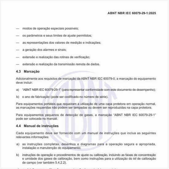 Por que cada equipamento deve ser fornecido com um manual de instruções?