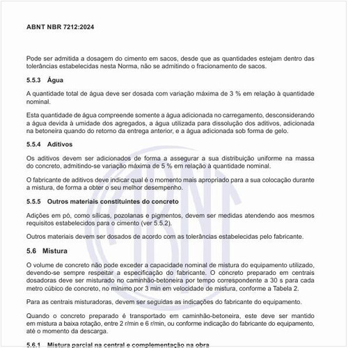 Por que o volume de concreto não pode exceder a capacidade nominal de mistura do equipamento utilizado?