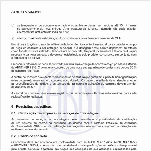 Quais são os requisitos específicos?