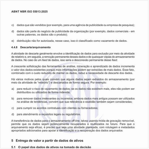 Como processar a entrega de valor a partir de dados de ativos?