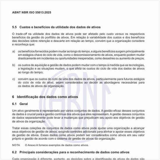 Quais são os custos e os benefícios da utilidade dos dados de ativos?