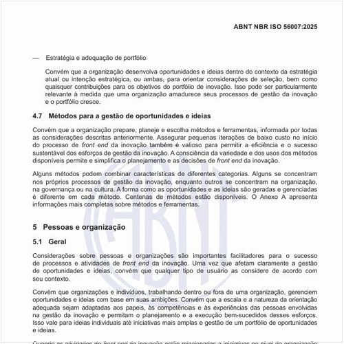 Quais são as considerações importantes sobre pessoas e organizações?