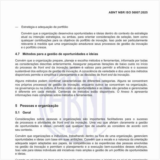 Quais são as considerações importantes sobre pessoas e organizações?