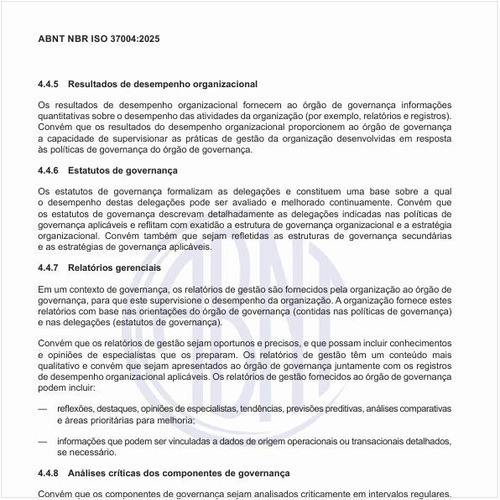 O que fornecem os resultados de desempenho organizacional?