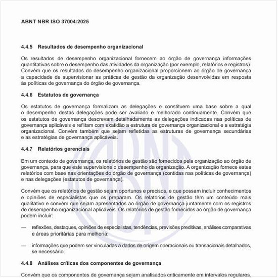 O que fornecem os resultados de desempenho organizacional?