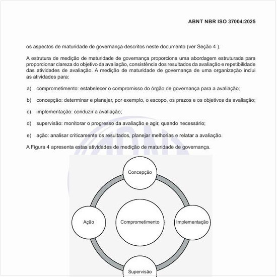 Quais são as atividades de medição de maturidade de governança?