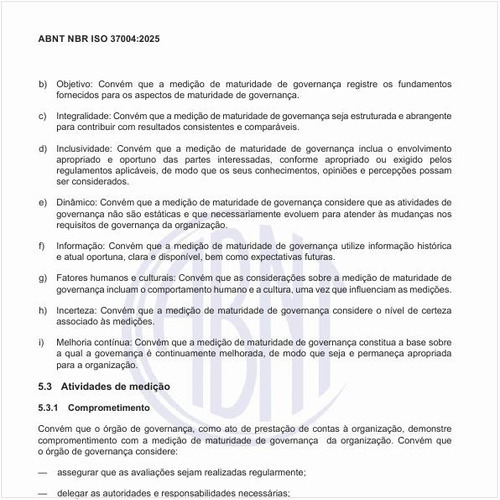 Por que ter compromissos com as atividades de medição?
