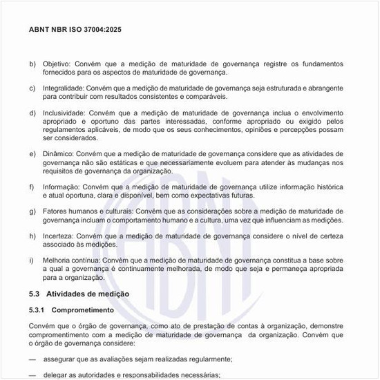 Por que ter compromissos com as atividades de medição?
