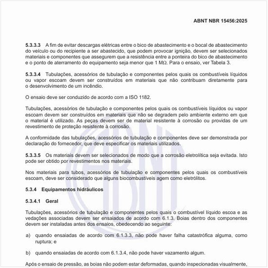 O que deve ser feito em relação aos equipamentos hidráulicos?