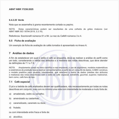 Qual é o perfil do café especial?