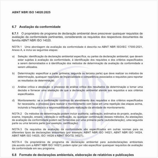 Por que se deve prescrever um programa de avaliação da conformidade?