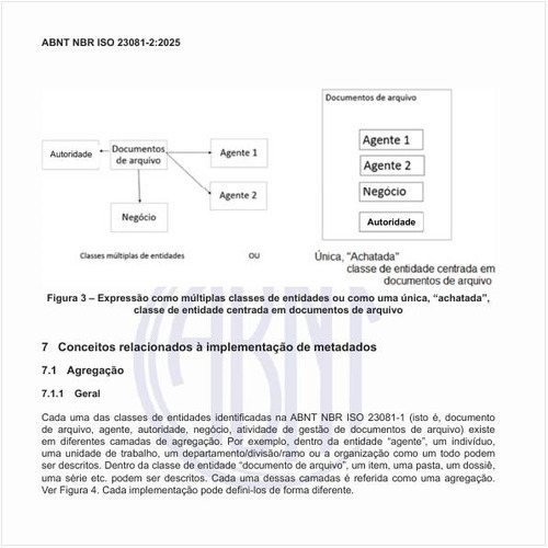 Quais são os conceitos relacionados à implementação de metadados?