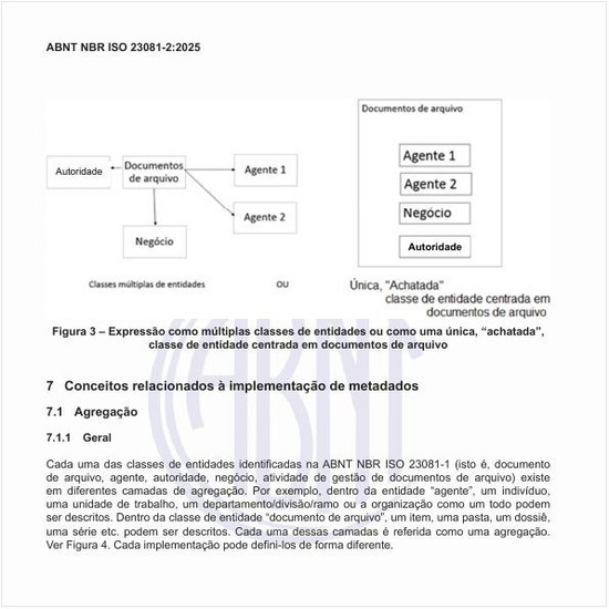 Quais são os conceitos relacionados à implementação de metadados?